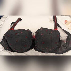 Lane Bryant 44DD sexy lace boost balconette bra